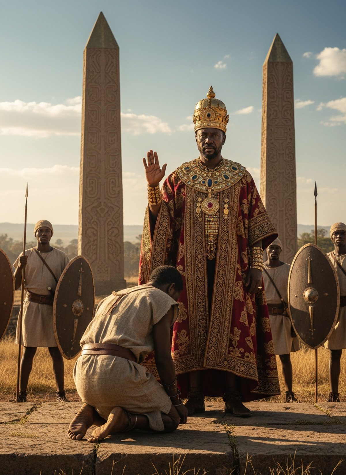 Abraha's Rival Knelt. Kaleb Let Him Live.