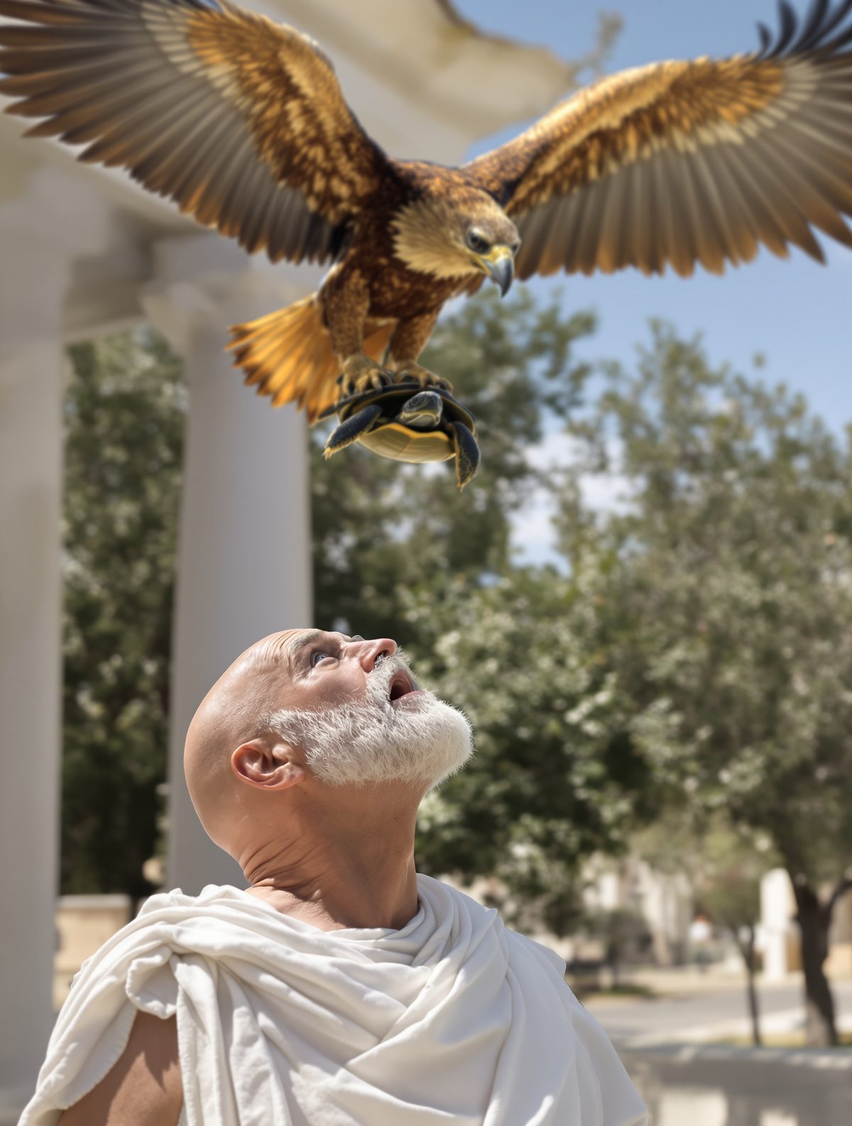 Aeschylus: The Playwright Who Died From a Turtle Dropped by an Eagle