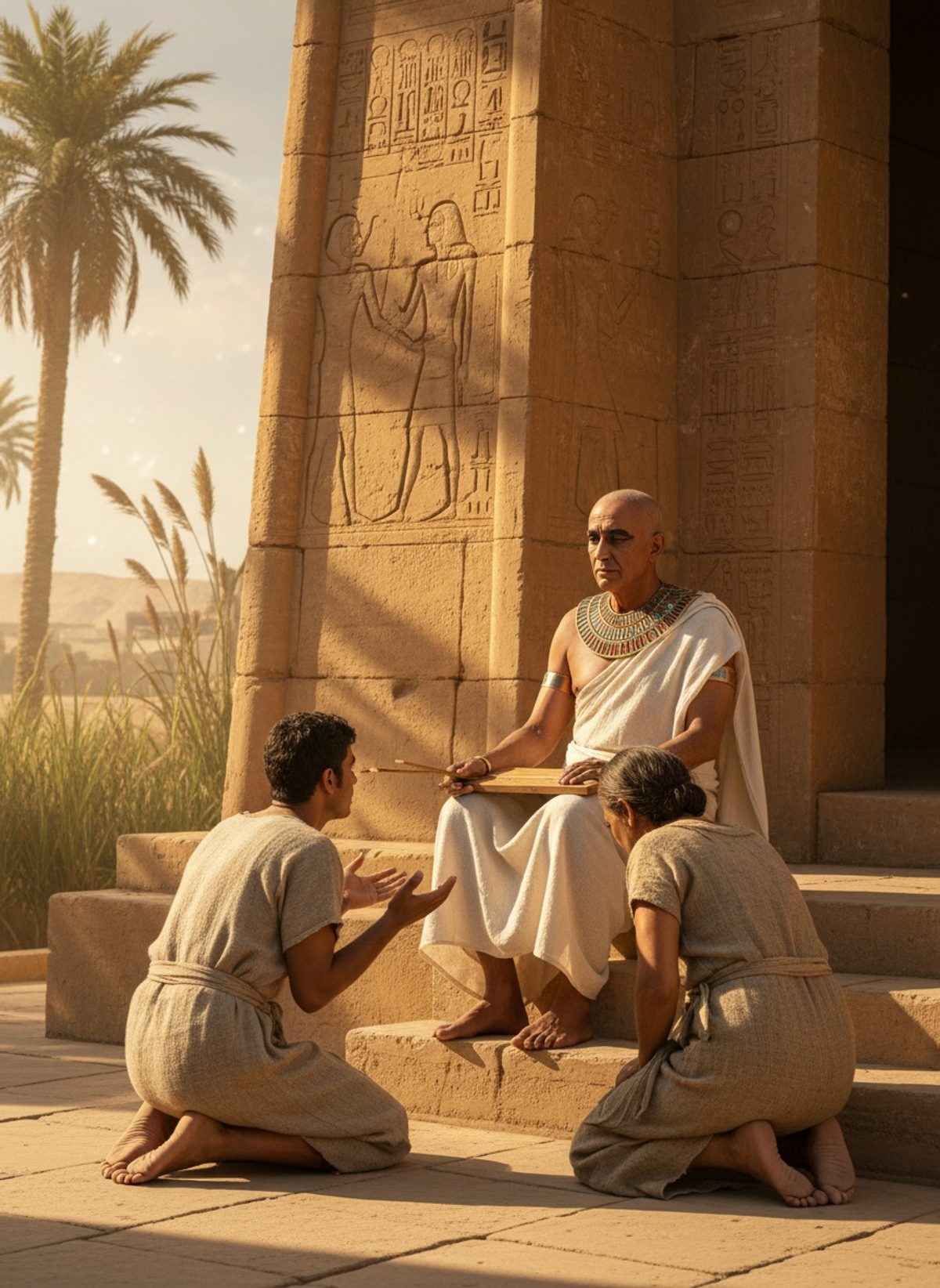 Amenhotep Son of Hapu Turned Away the Pharaoh. For the Poor.