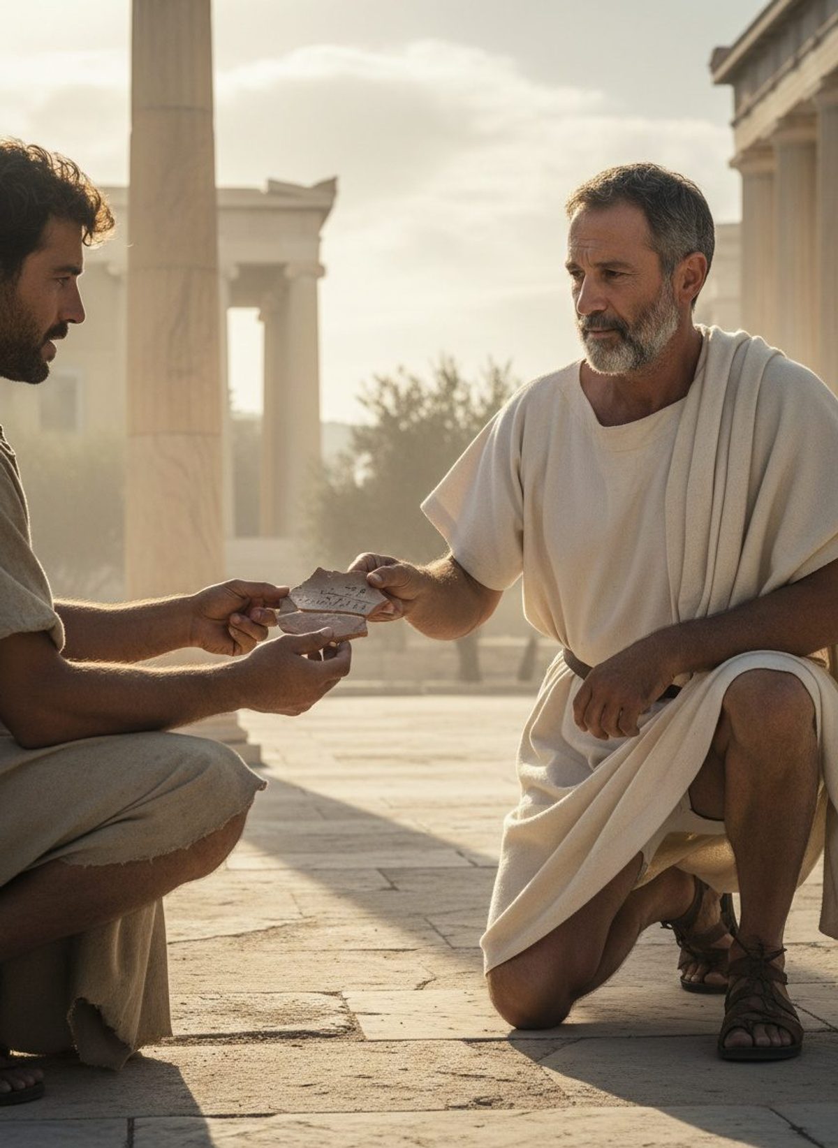 Aristides Was Exiled. The Man Who Banished Him Couldn't Write.