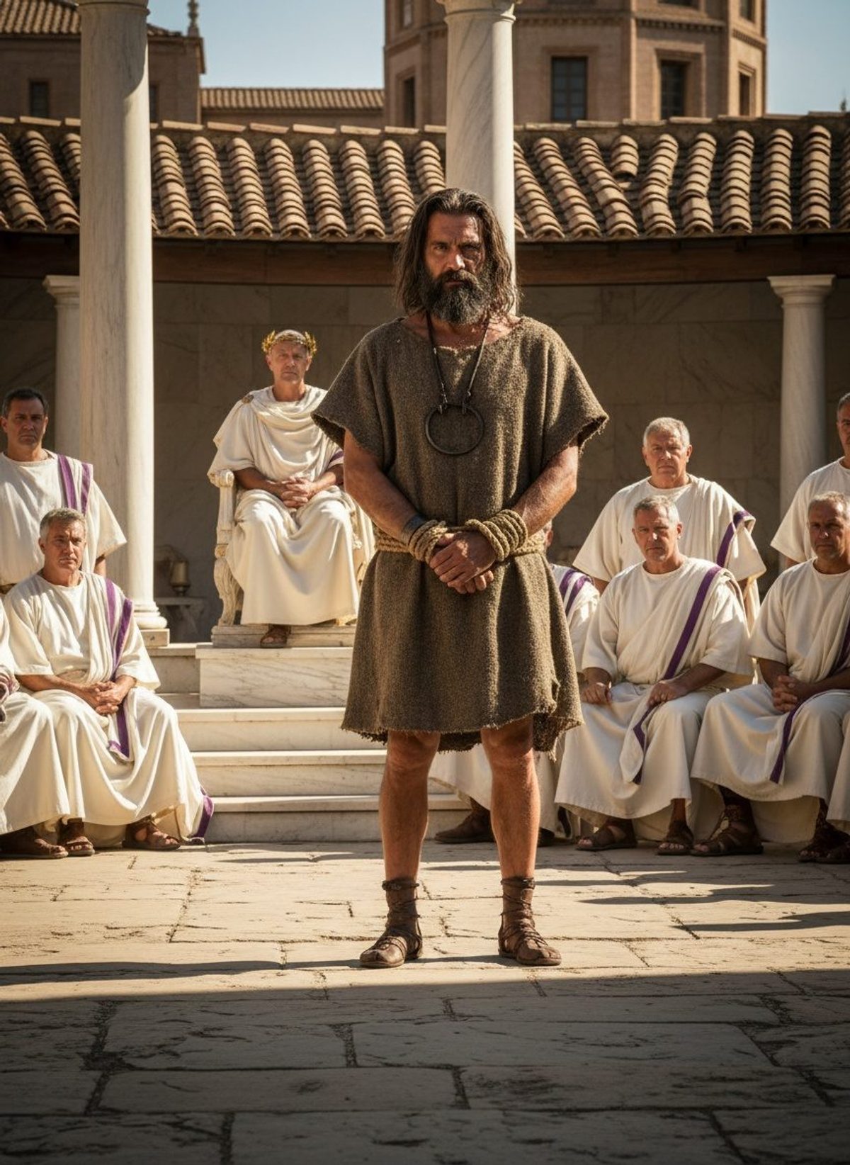 Caractacus Stood in Chains. Rome Offered Him Death.