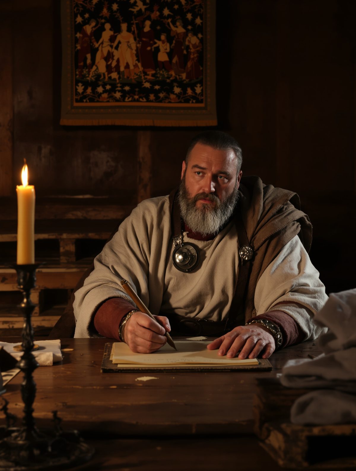 Charlemagne Could Not Write. He Practiced Every Night.