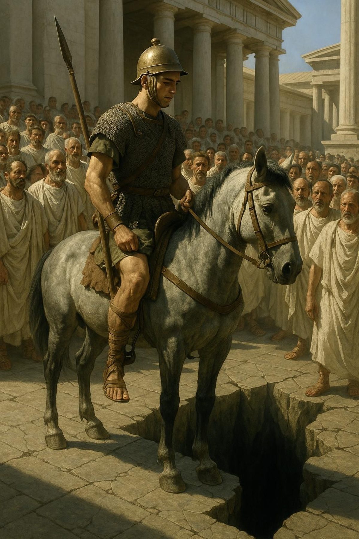 Curtius Rode Into the Chasm. Rome Held Its Breath.