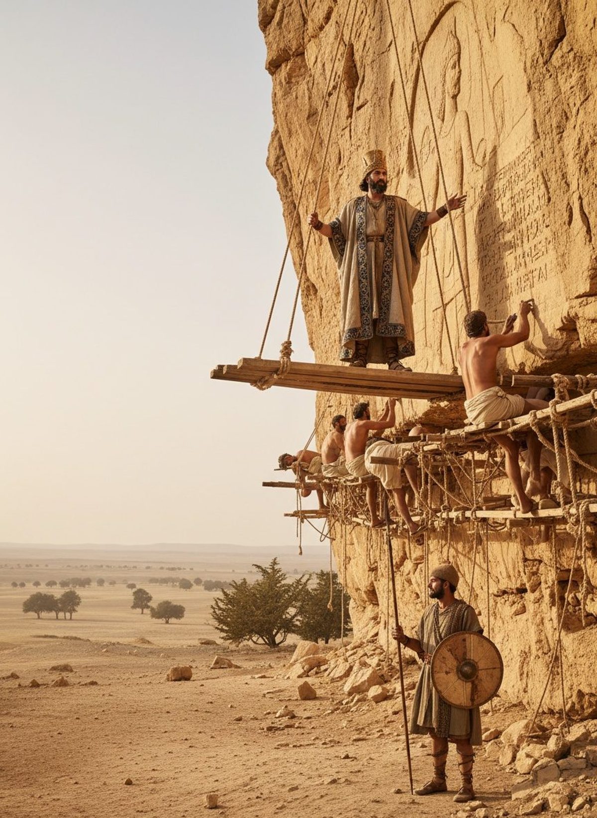 Darius I Carved His Lie Into a Cliff. It Fooled the World.