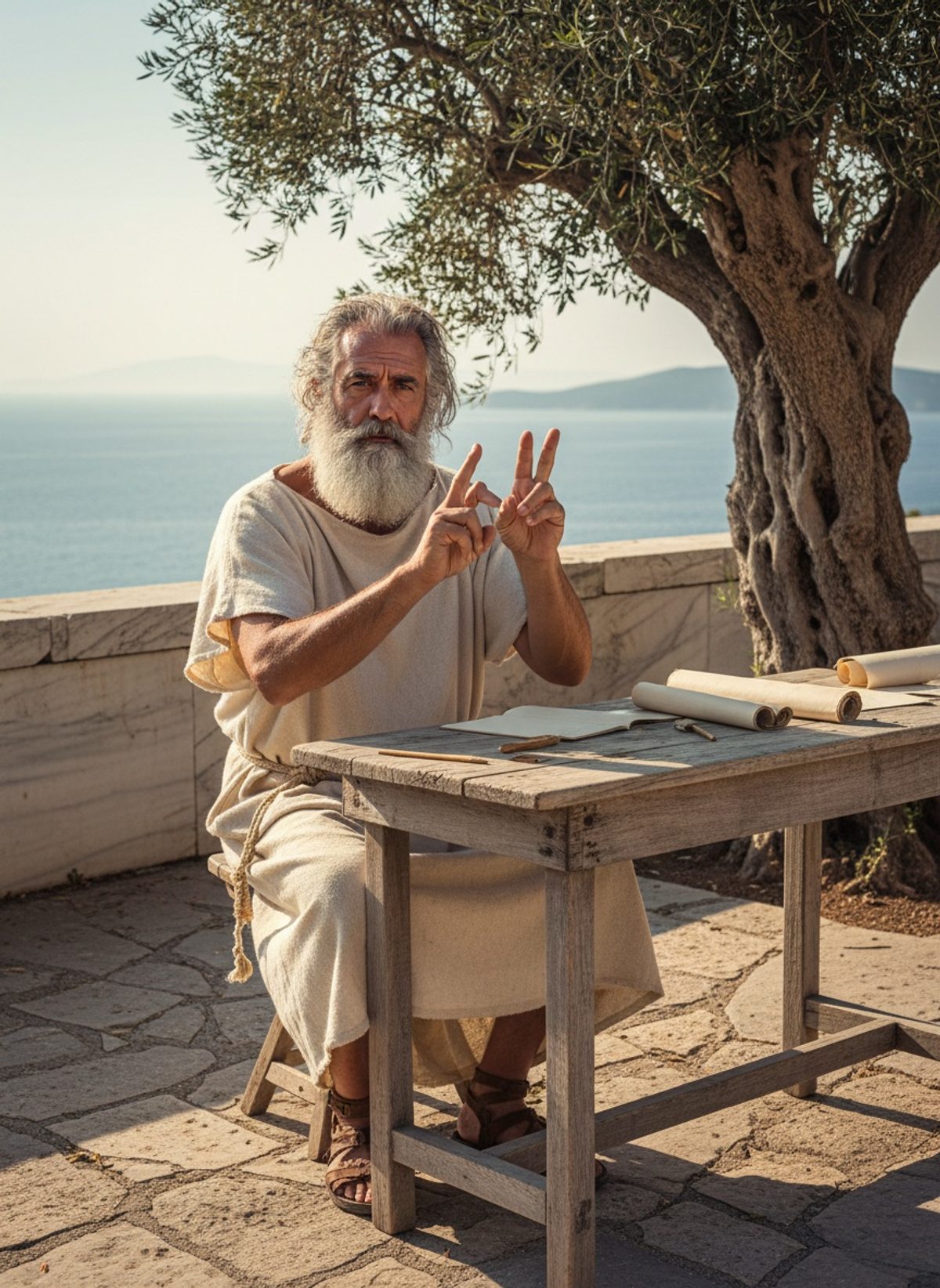 Democritus Said the World Was Made of Nothing. Greece Laughed.