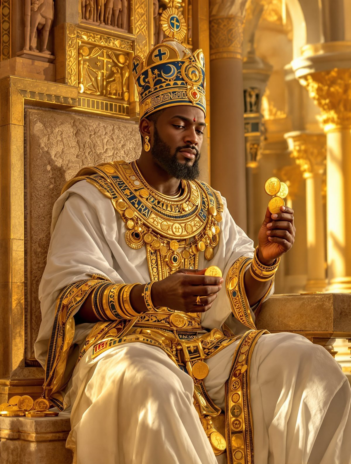 Ezana: The King Who Carved His God Switch on Money