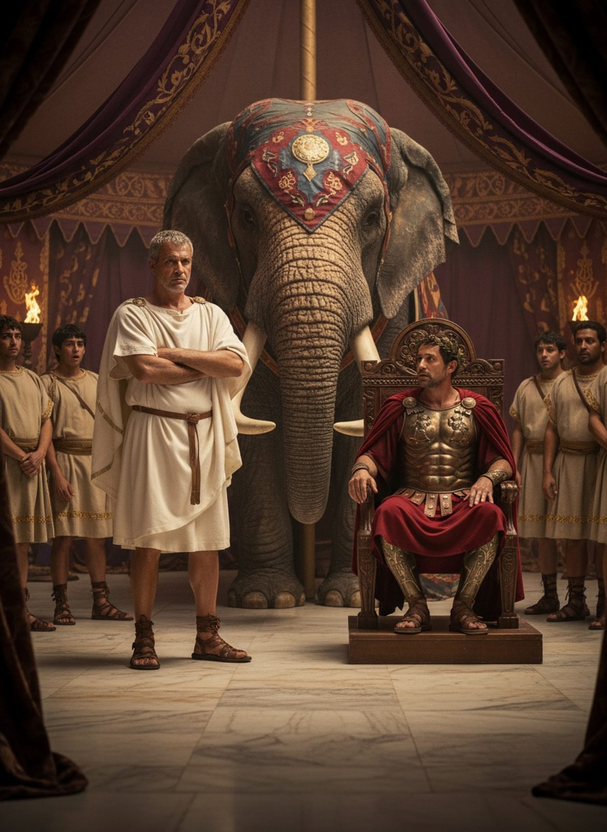 Fabricius Stood Before Pyrrhus. He Refused the Bribe.