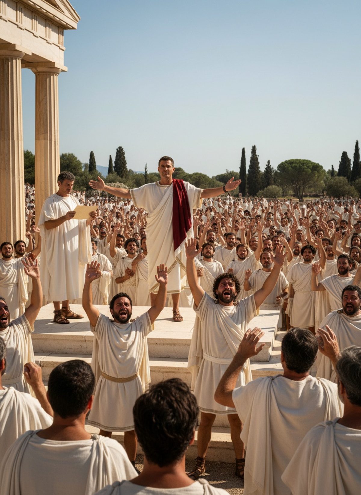 Flamininus Read the Proclamation. Greece Wept.