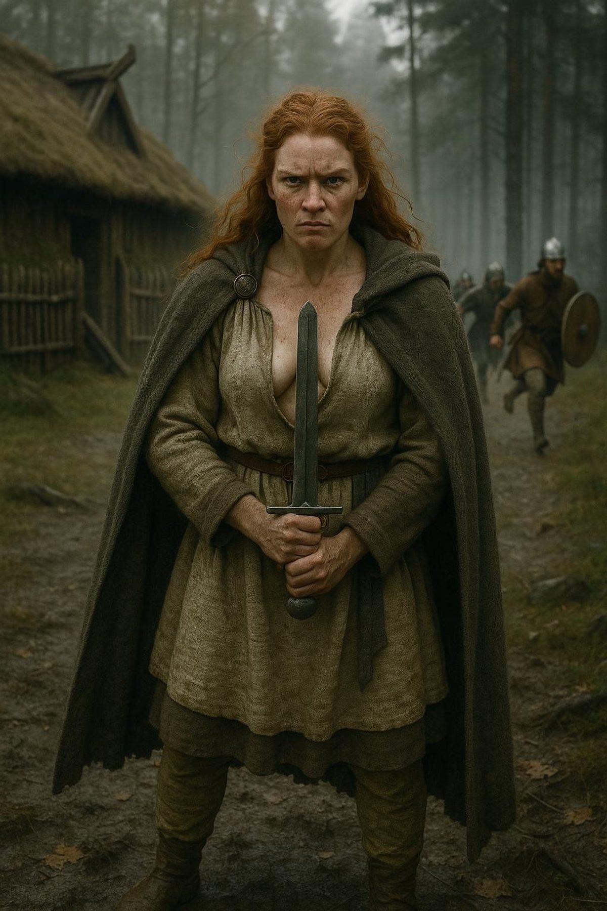 Freydís Eiríksdóttir Stood Alone. The Skraelings Ran.