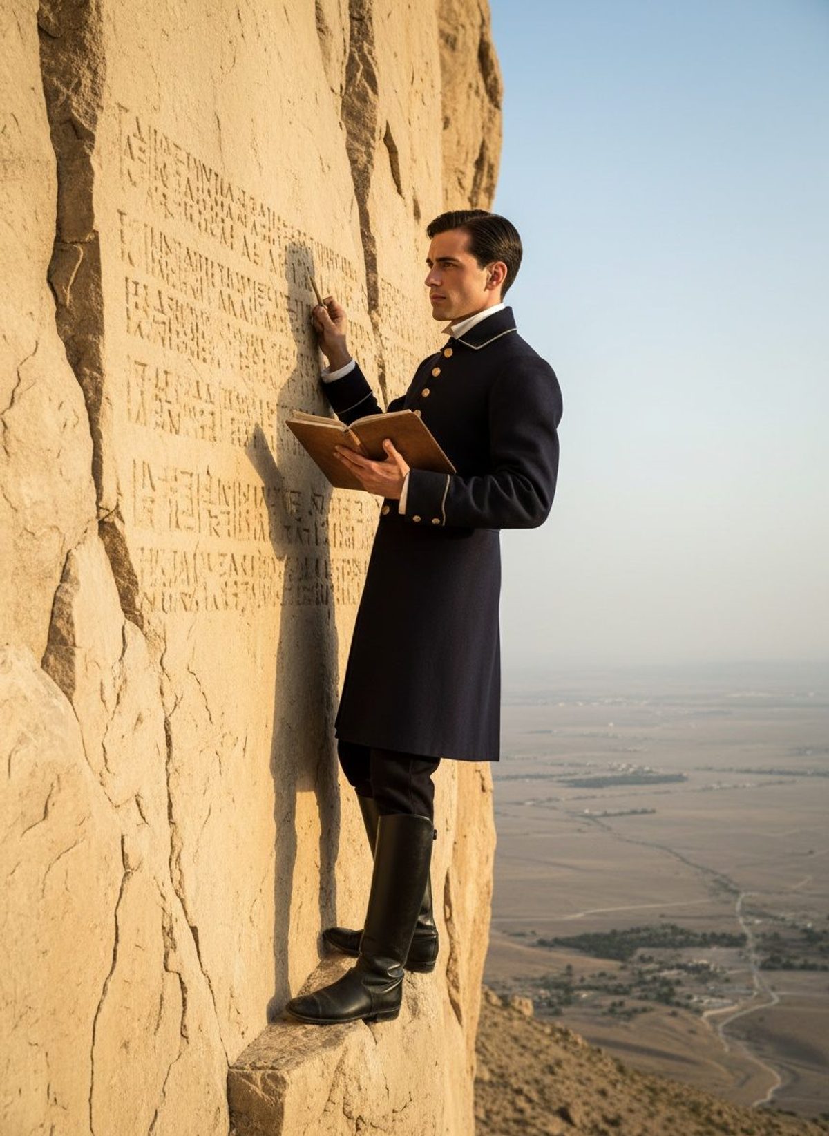 He Climbed a Cliff Face in Persia. Britain Finally Understood.