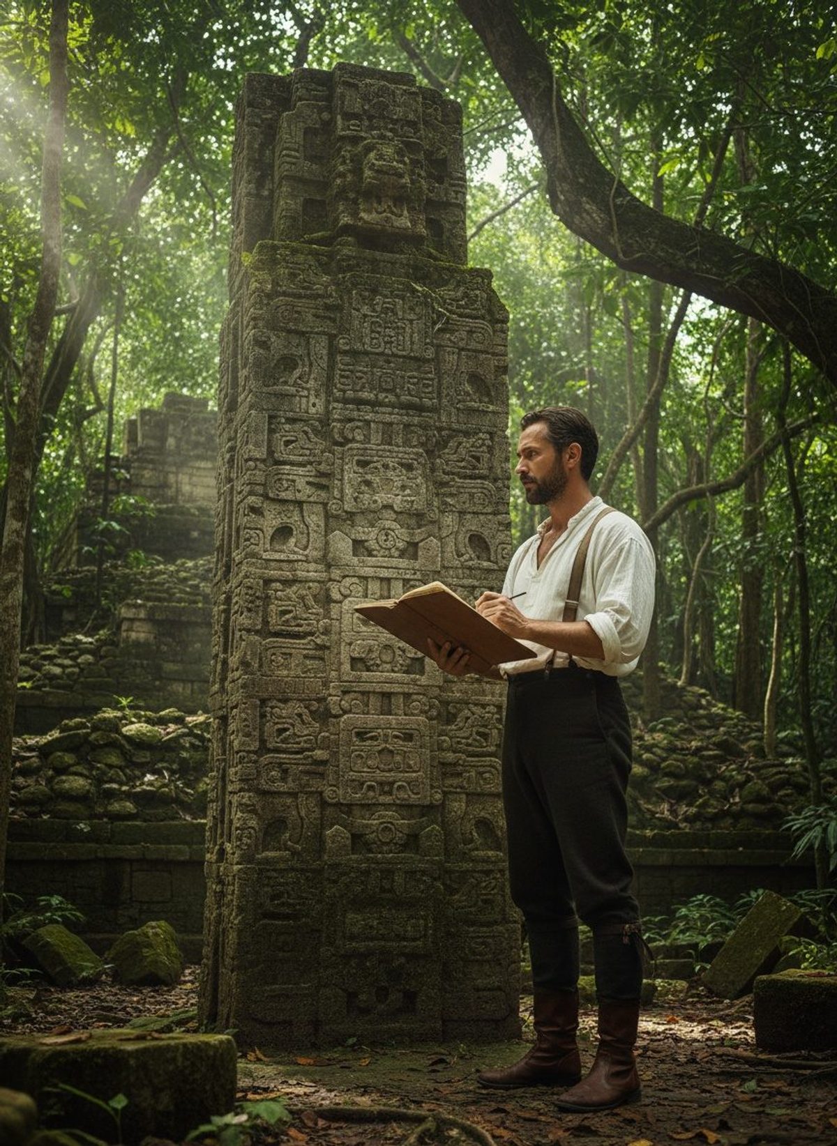 He Climbed a Maya Temple. Britain Read Every Word.