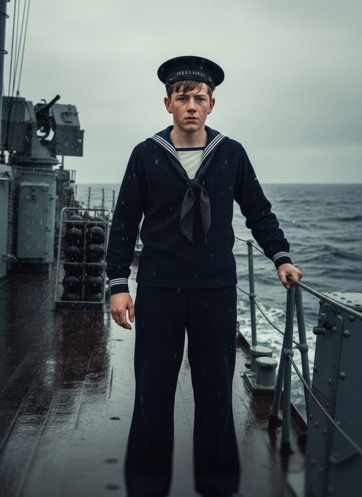 He Was Fourteen. The Navy Gave Him a Gun.
