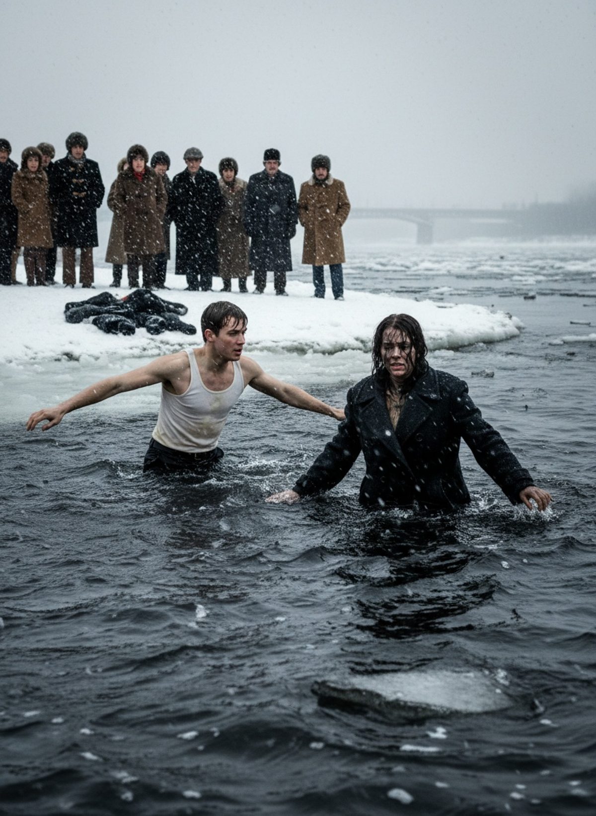 He Watched Her Drowning. Then He Dove In.