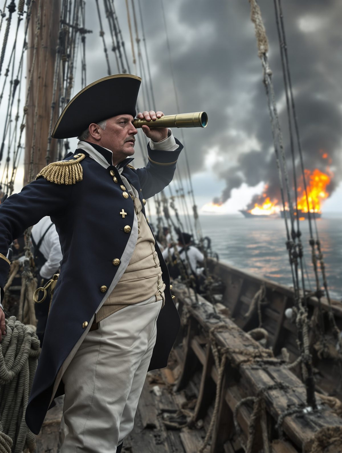 Horatio Nelson Was Told to Retreat. He Put the Telescope to His Blind Eye.