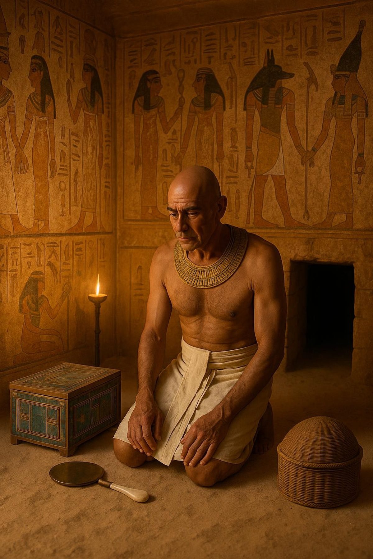 Kha Sealed the Tomb. His Wife Was Beside Him.