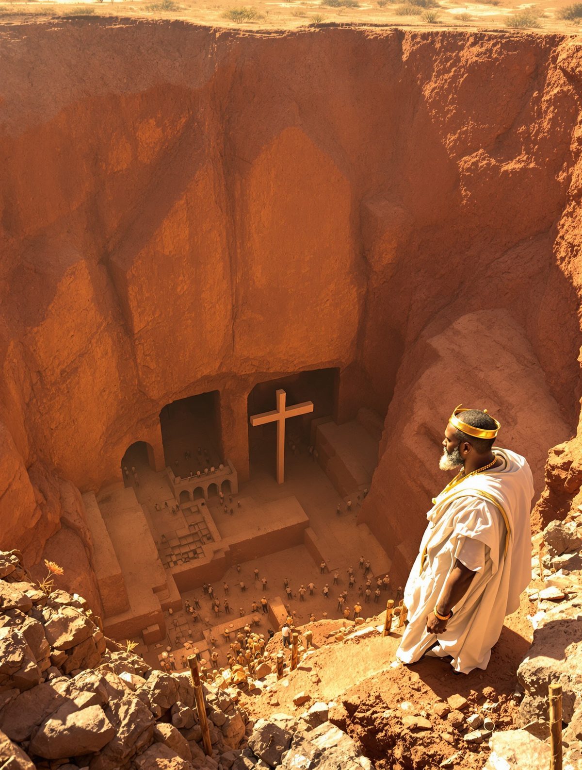 Lalibela Ordered 11 Churches Cut From Solid Rock. Alone.