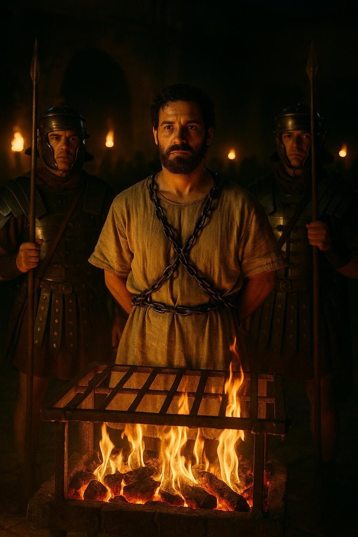 Lawrence Burned on the Gridiron. He Laughed at Rome.