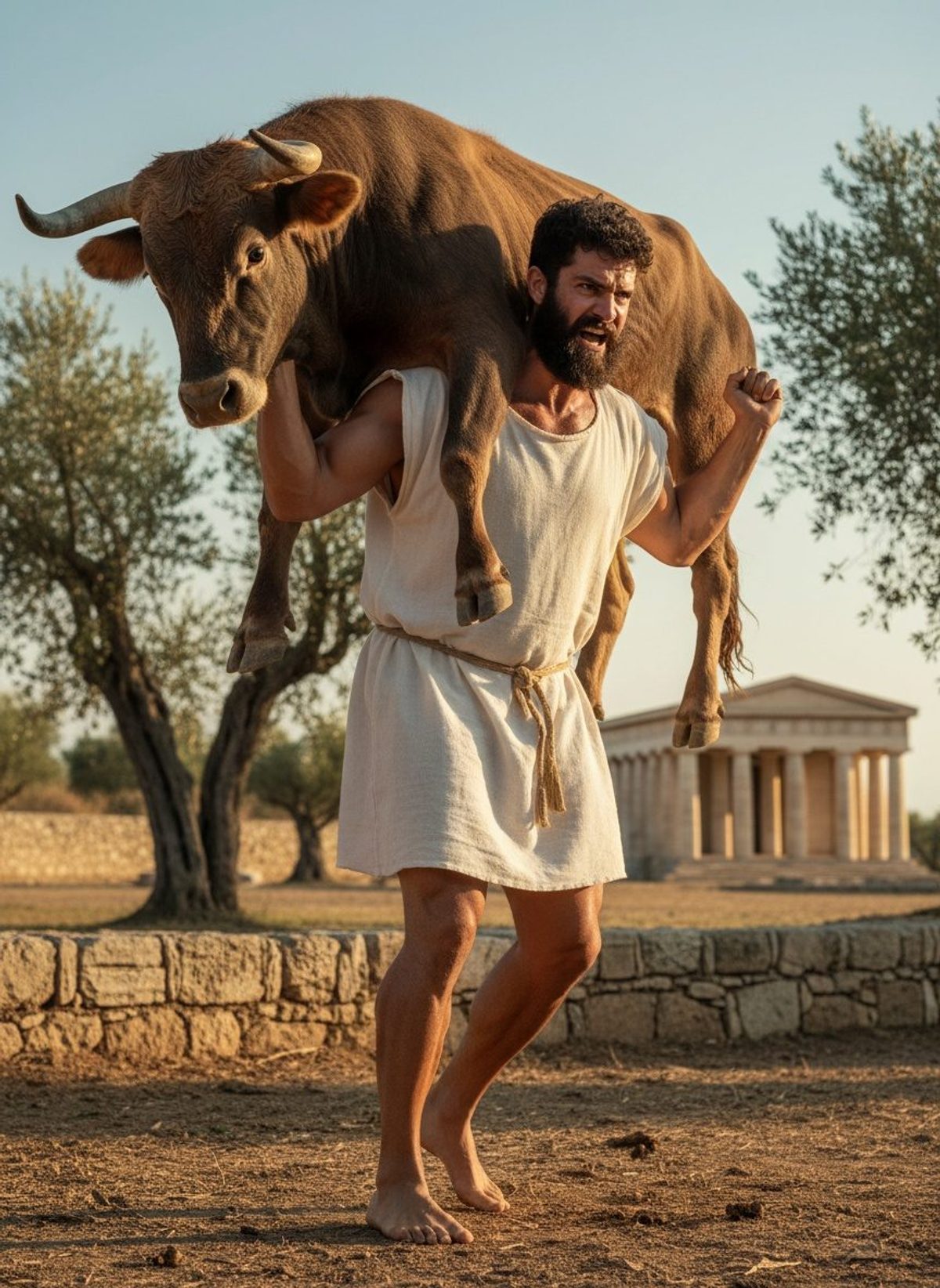 Milo of Croton Carried a Calf. Every Day. Until It Was a Bull.