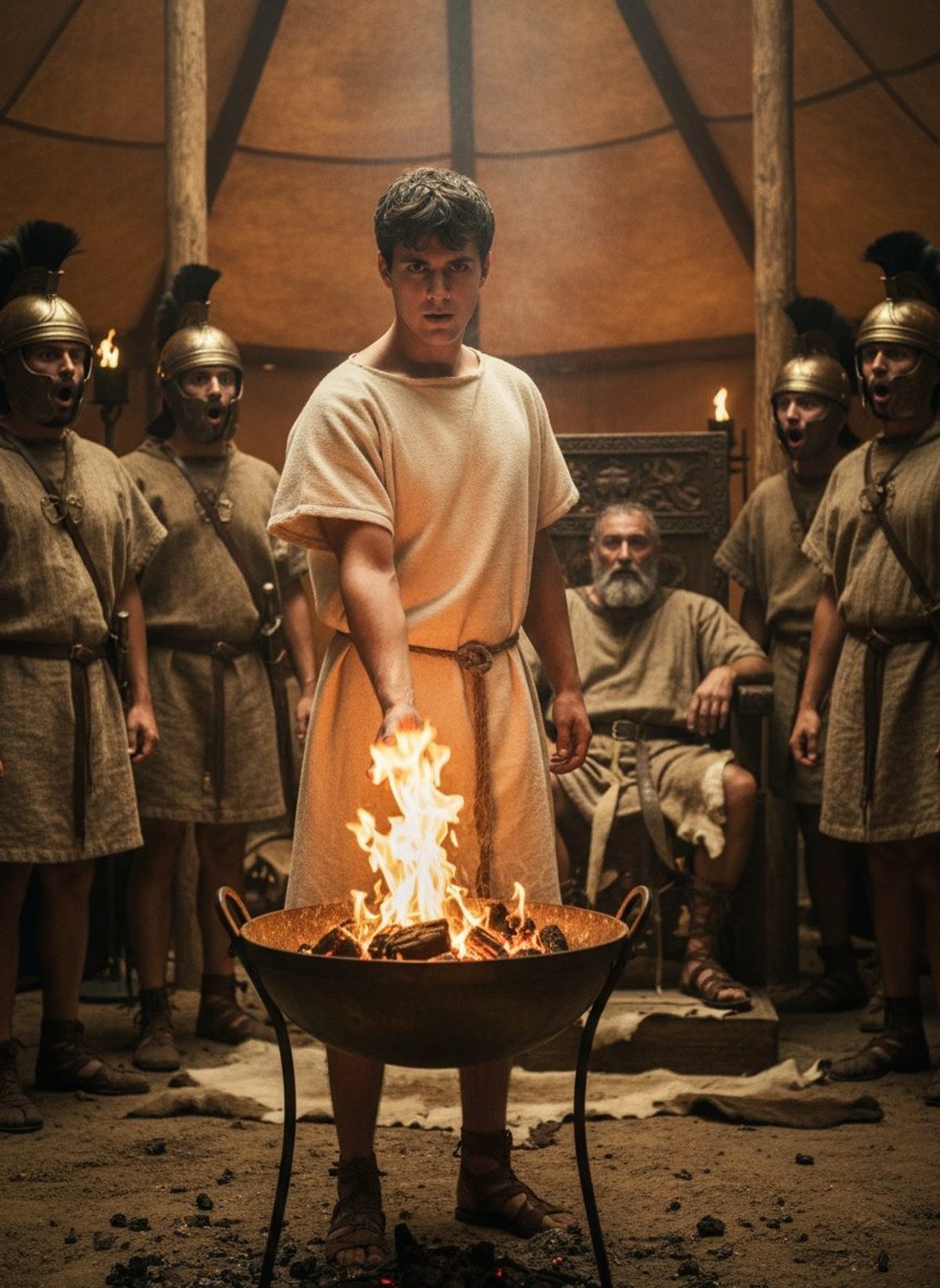 Mucius Scaevola Held His Hand in the Flames