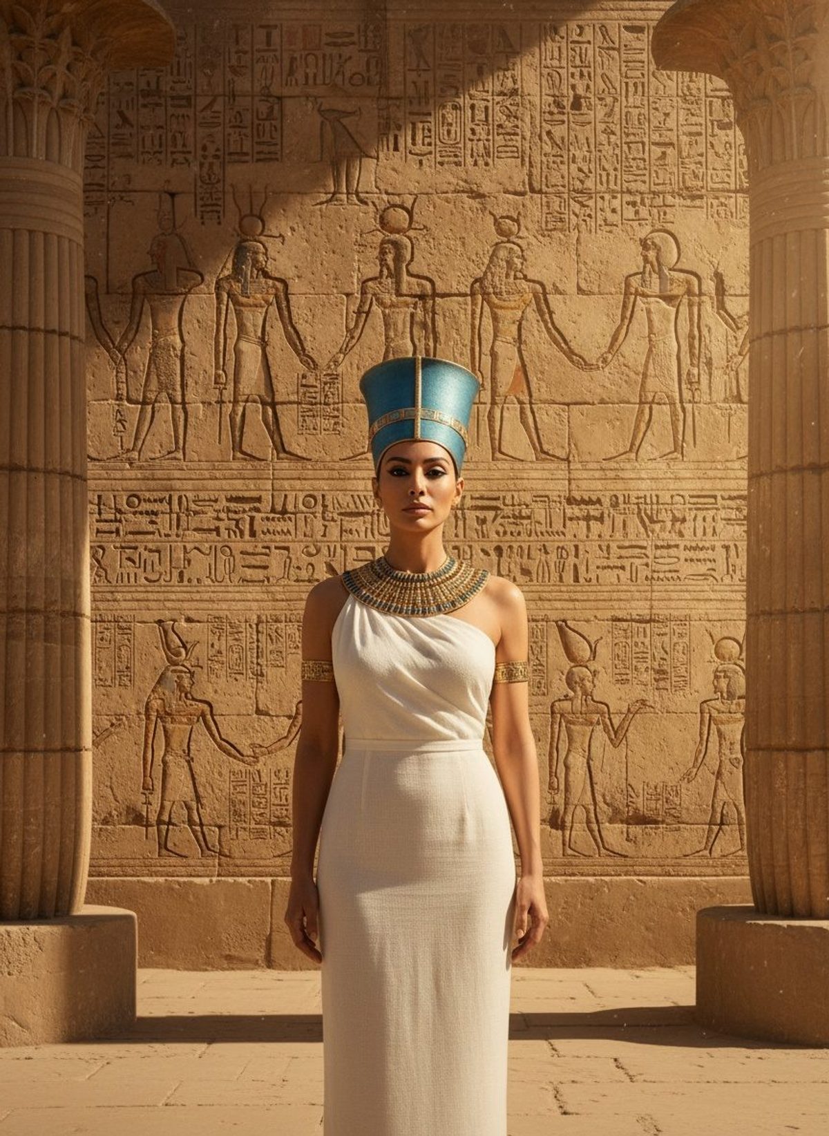 Nefertiti Stood Beside the Pharaoh. As an Equal.
