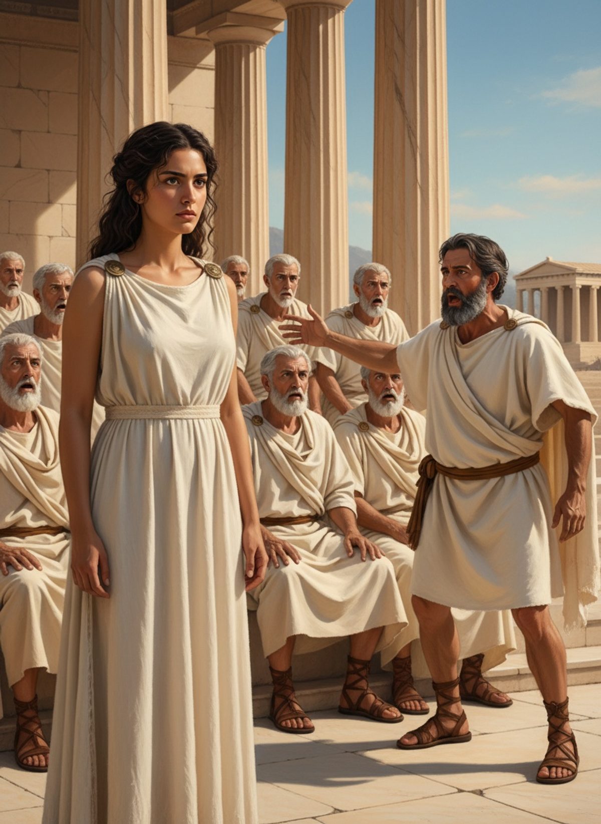 Phryne Stood Before the Judges. Athens Was Speechless.
