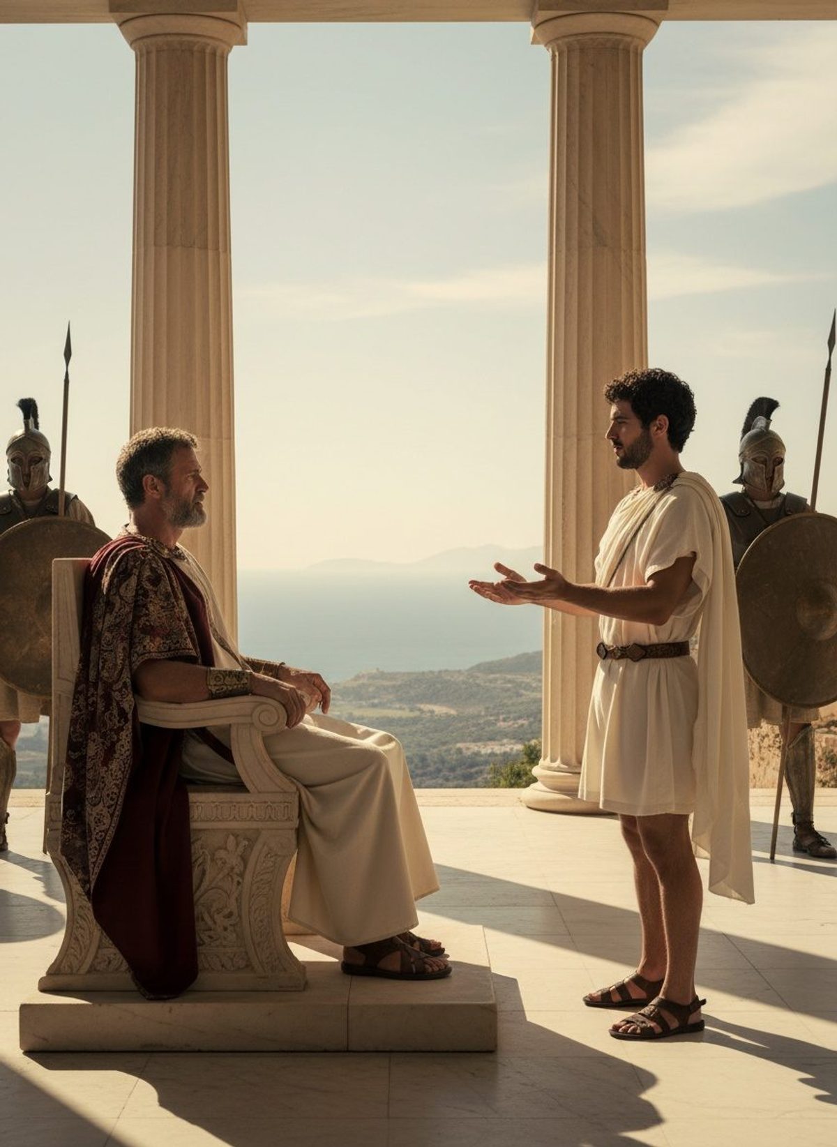 Pythias Walked Into the Tyrant's Court. He Offered His Life.