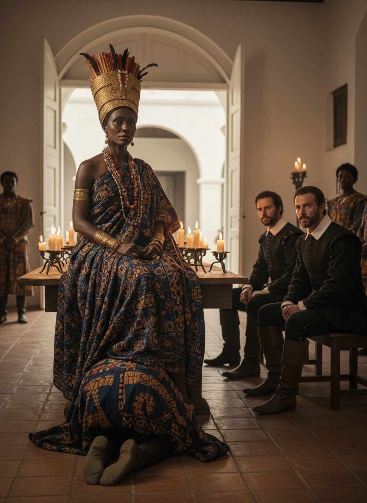 Queen Nzinga Sat on Her Knees. She Refused.