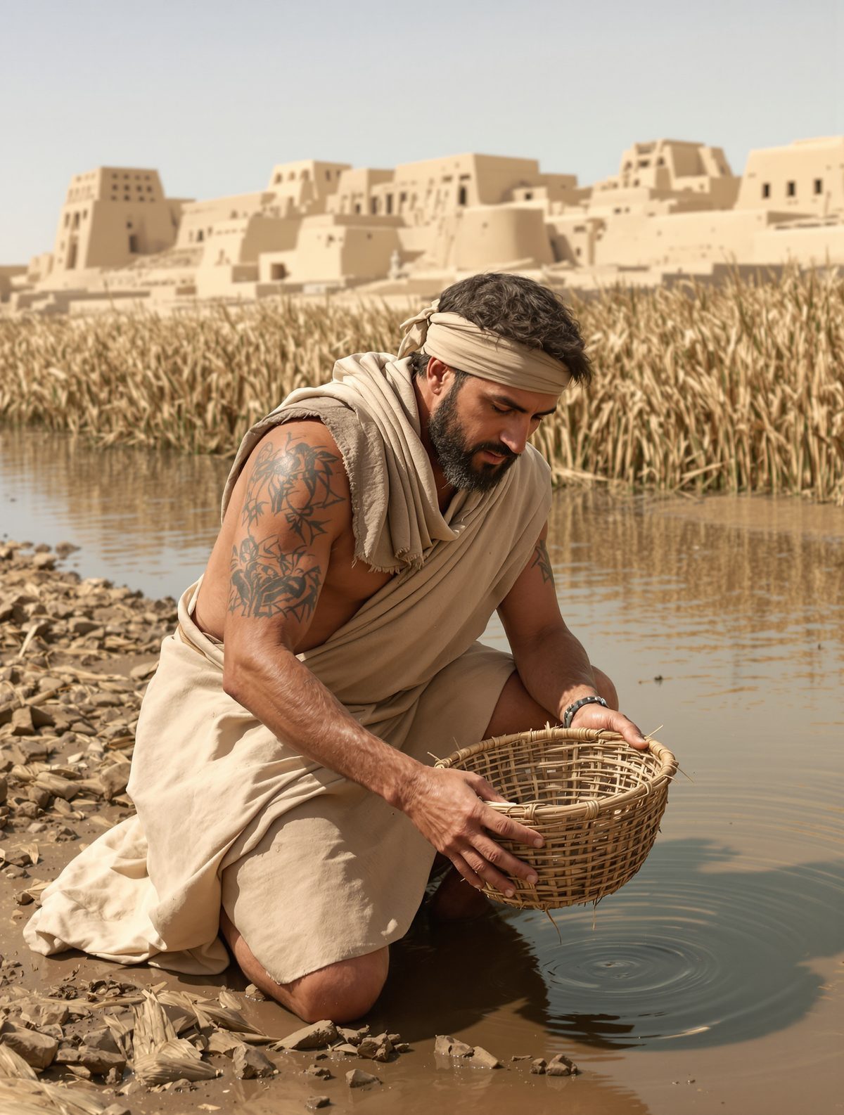 Sargon: The Baby King Found Floating in a Basket