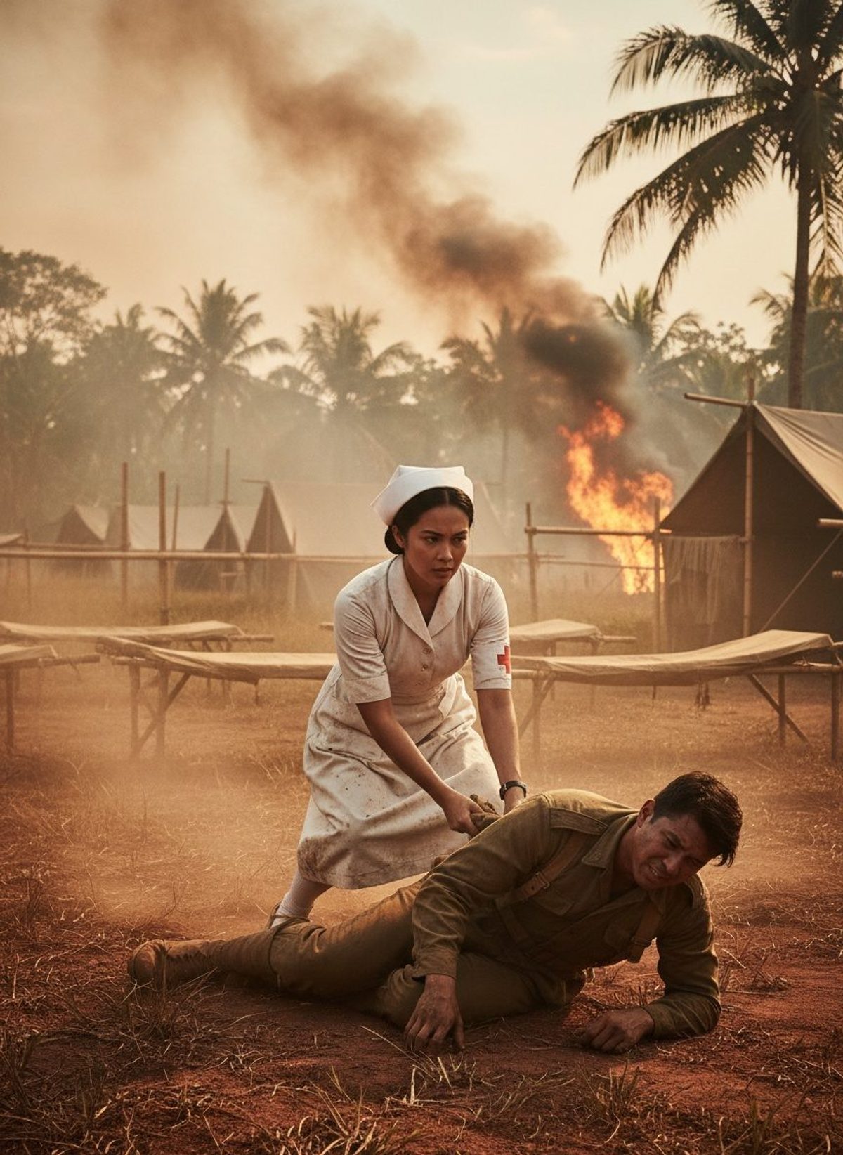 She Carried the Wounded Out. Under Fire. Alone.