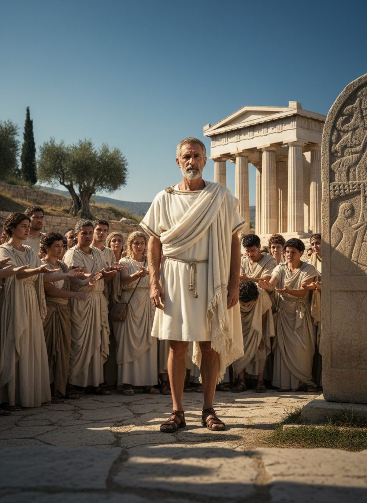 Solon Gave Athens Its Laws. Then He Walked Away.