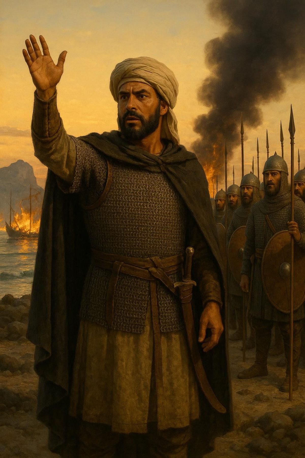 Tariq ibn Ziyad Burned the Boats. Then He Spoke.