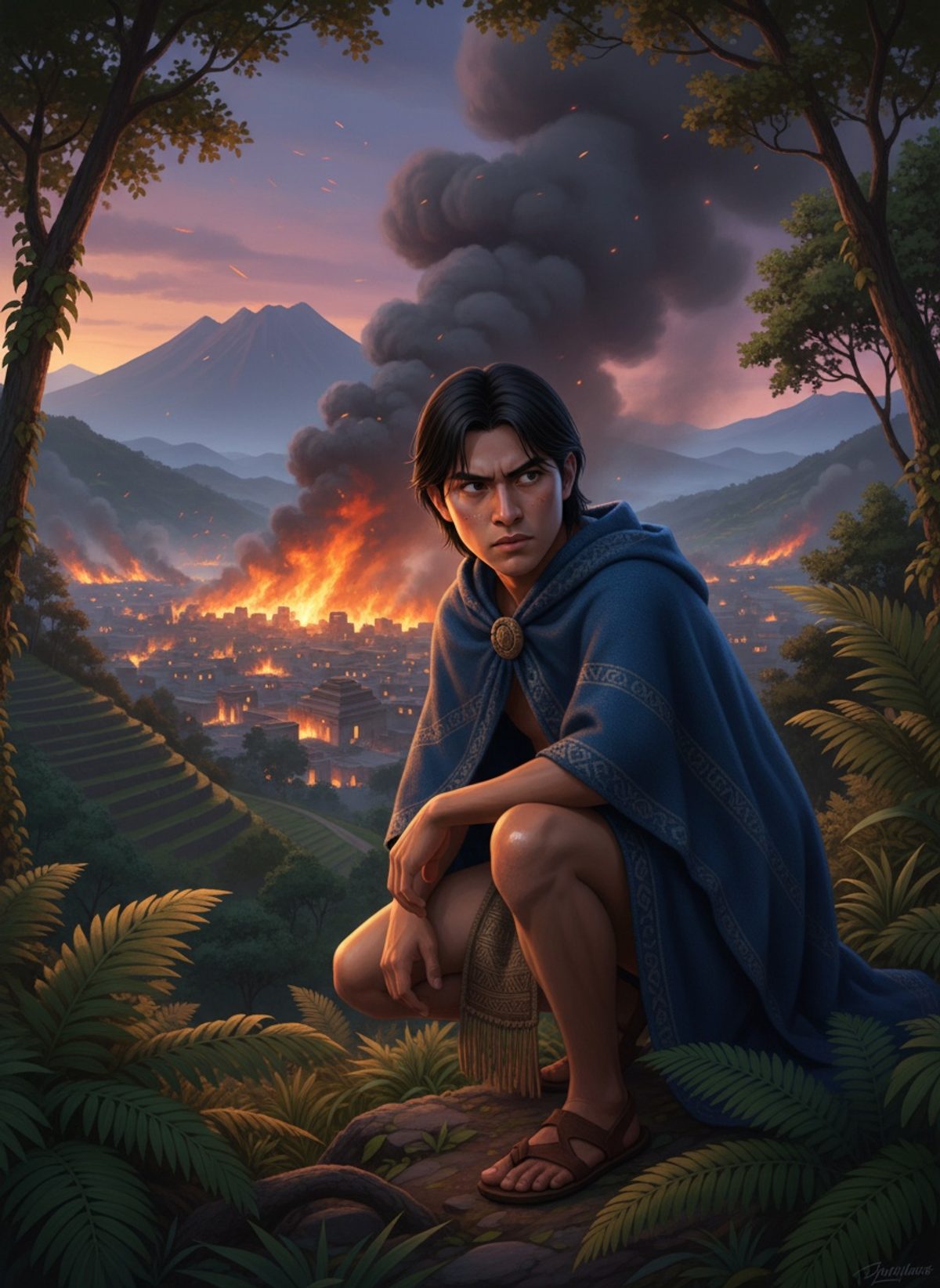 Tezozomoc Burned the City. One Boy Escaped.