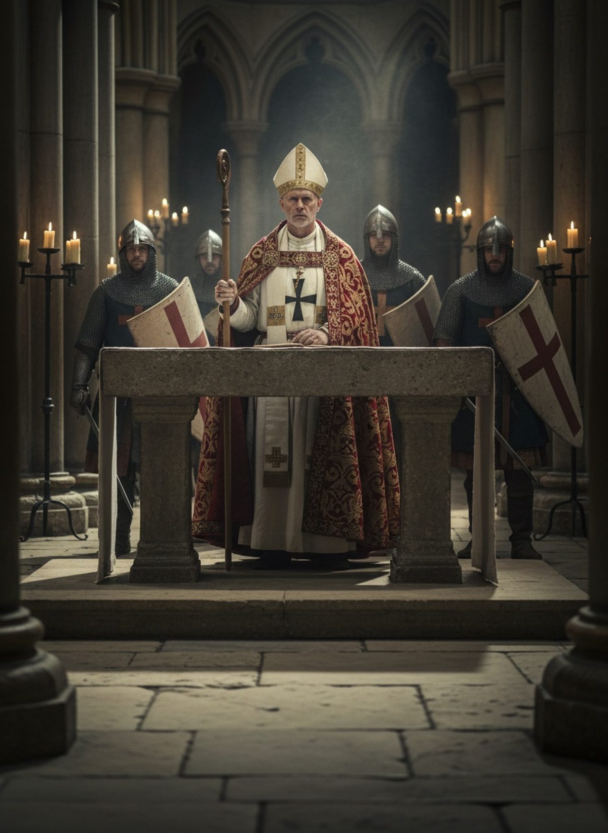 The Day a Bishop Knelt and Faced Down an English King