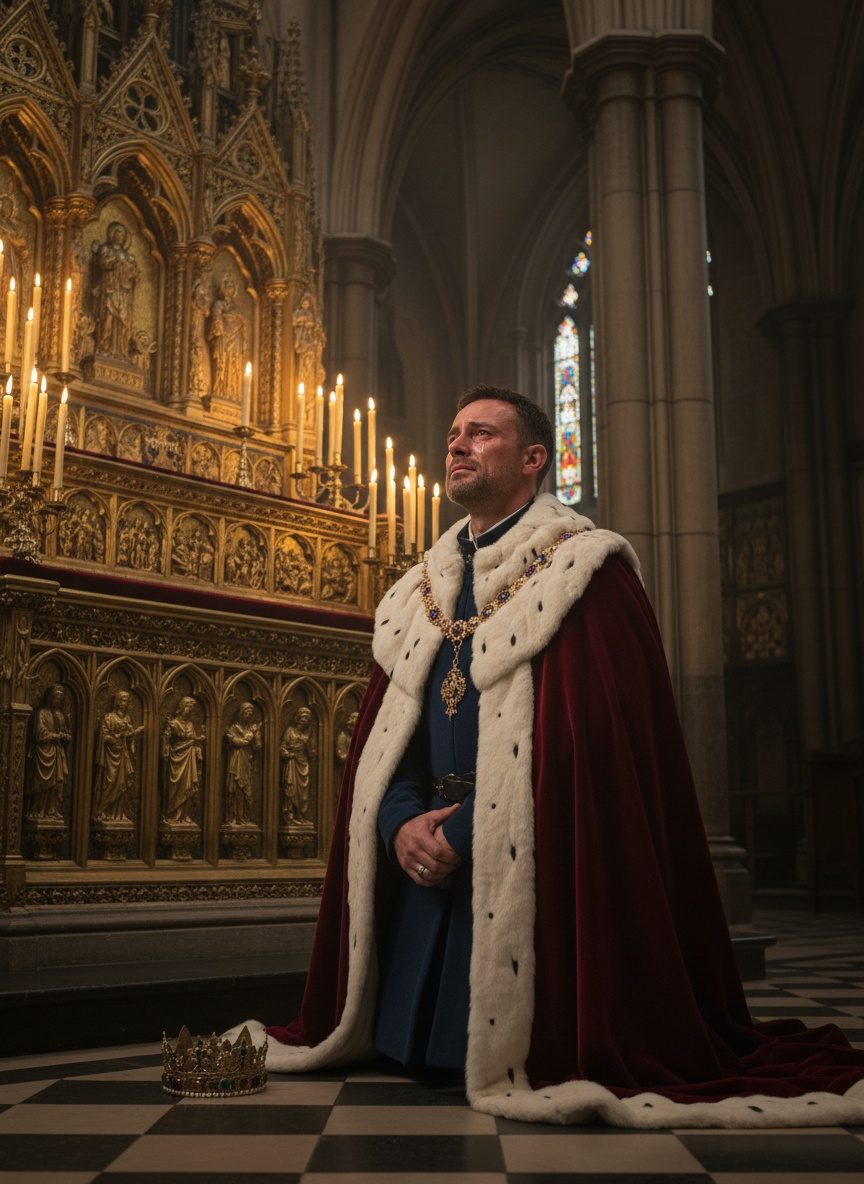 The Day a Boy King Knelt Before a Saint and Wept