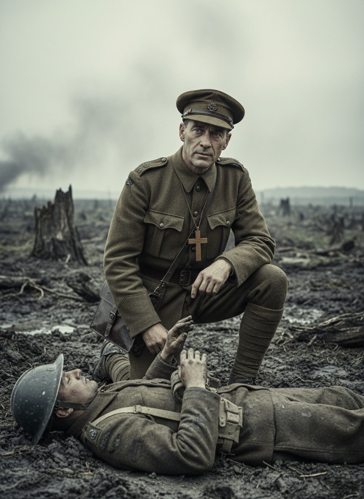 The Day a British Padre Refused to Leave His Men in No Man's Land