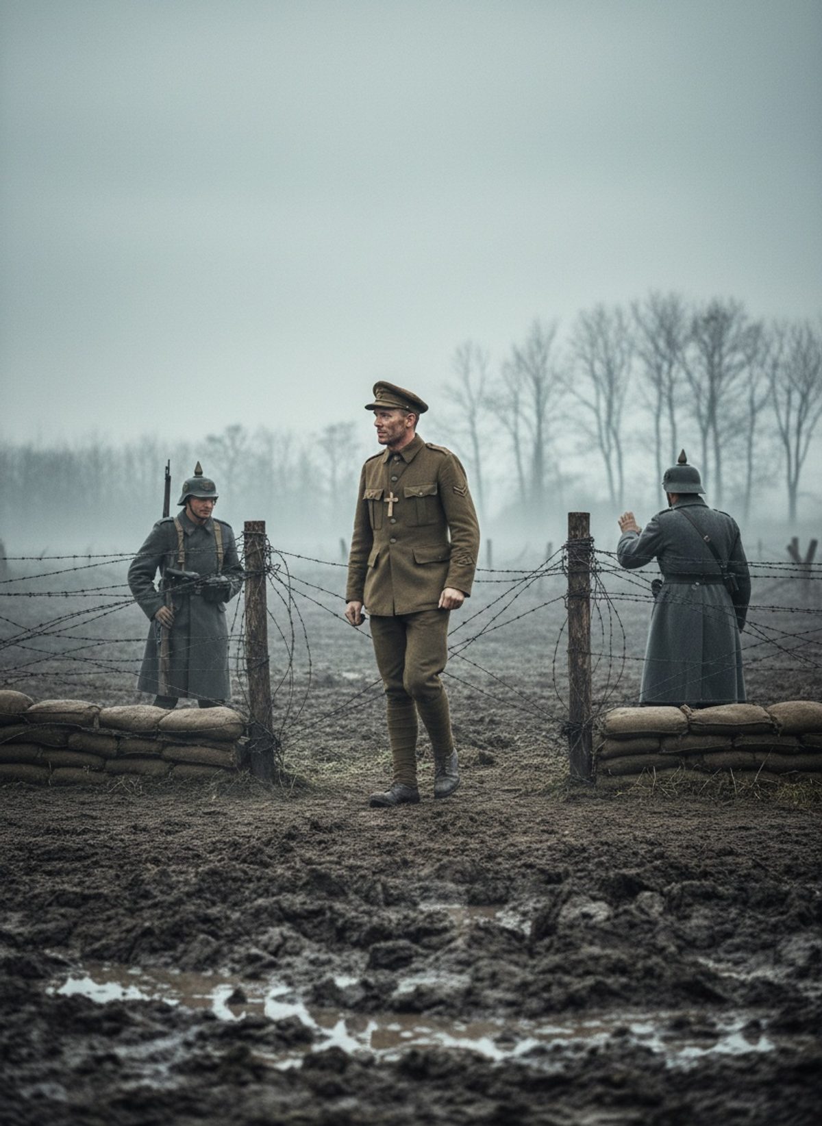 The Day a British Padre Walked Into a POW Camp Alone