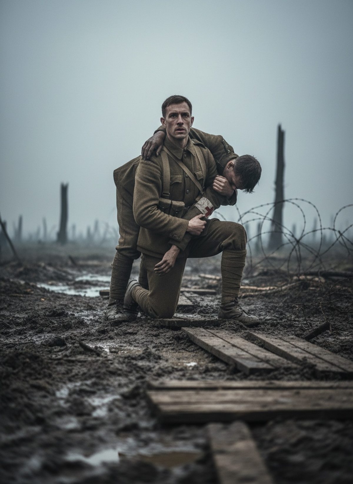 The Day a British Stretcher-Bearer Carried 300 Men From the Wire