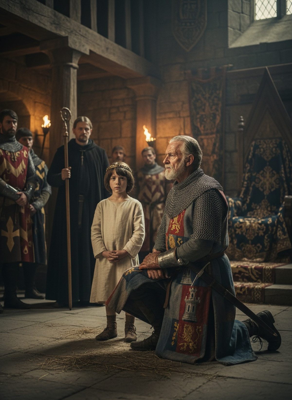 The Day a Dying King Placed the Crown on His Son's Head
