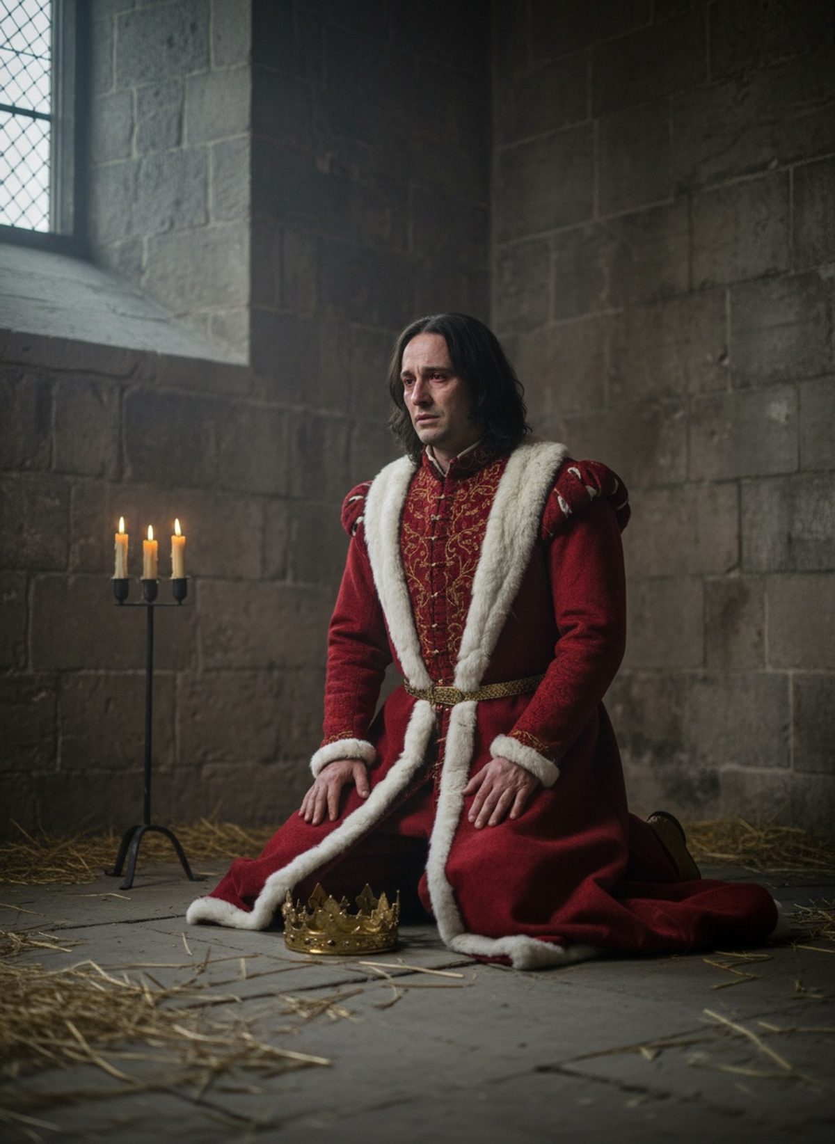 The Day a King Knelt and Wept Over His Own Crown