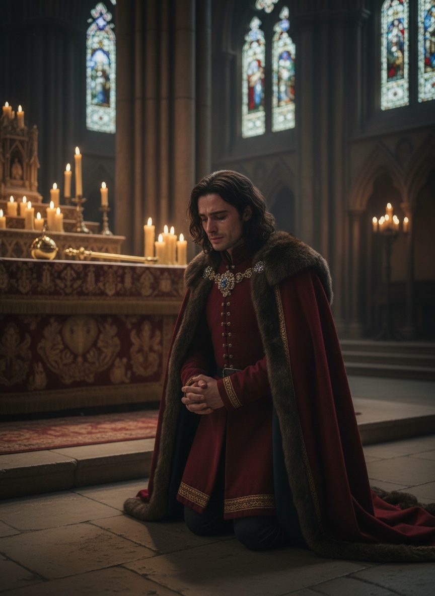 The Day a King Wept Alone Before His Coronation