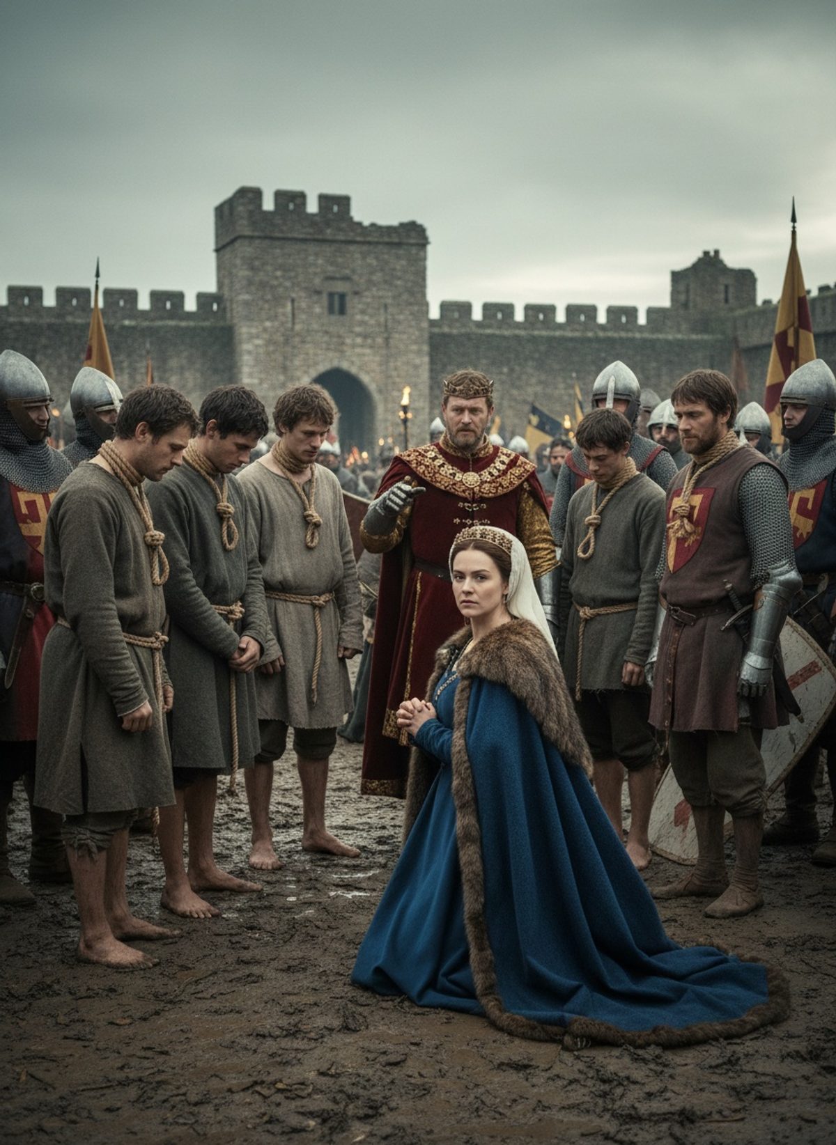 The Day a Medieval Queen Stood Between a King and a Massacre