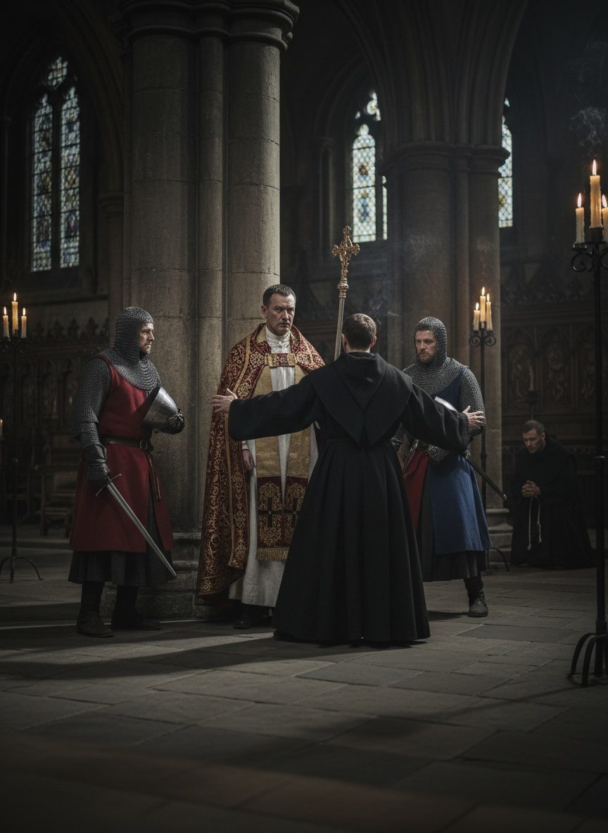 The Day a Monk Stepped Between a King and a Sword