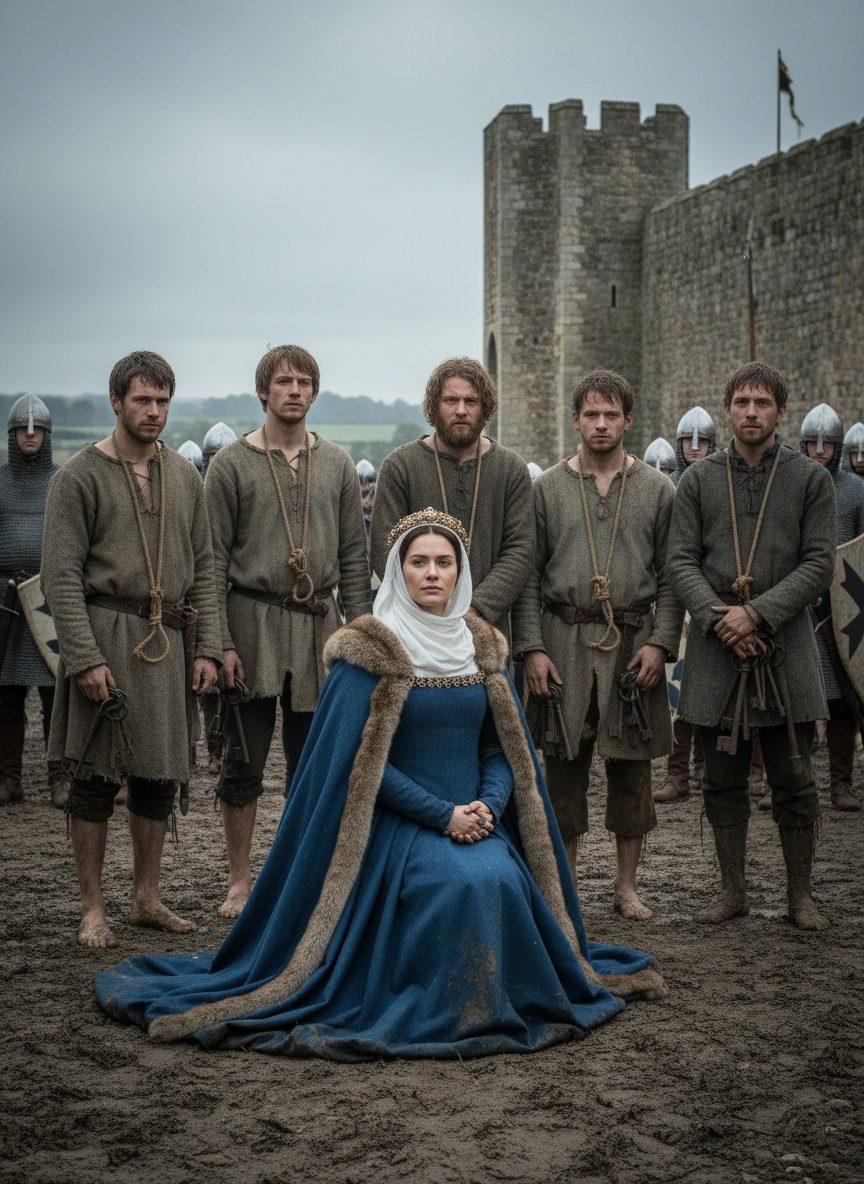 The Day a Queen Knelt in the Mud to Save a City