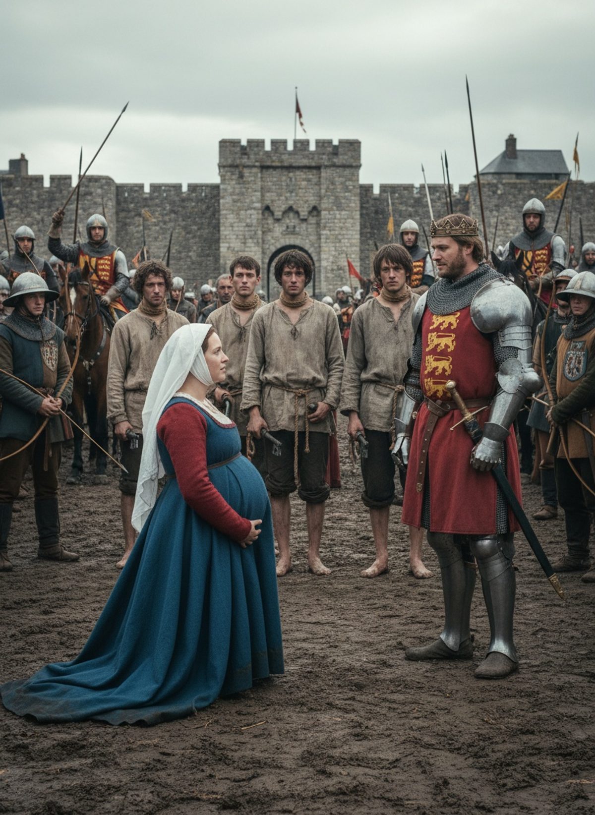 The Day a Queen Knelt in the Mud to Save Six Strangers