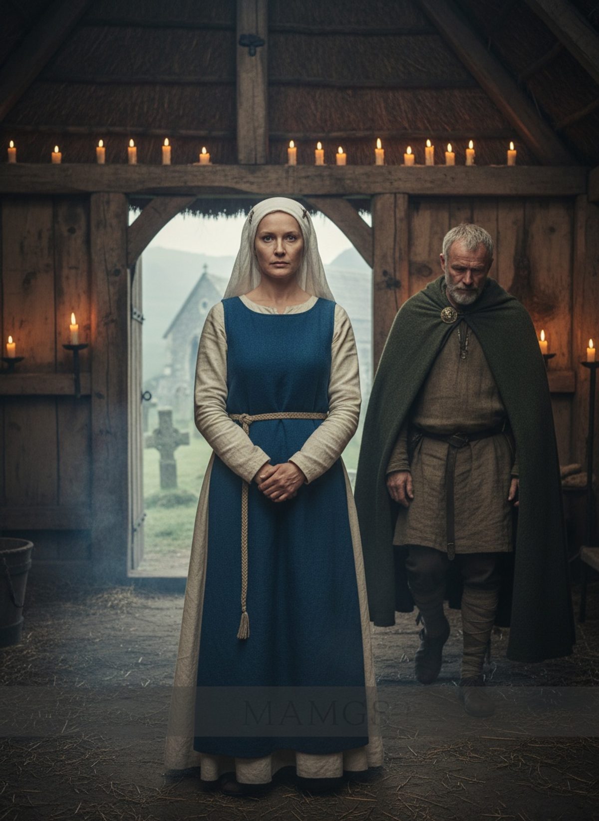 The Day a Saxon Abbess Stood Between a King and His Rage
