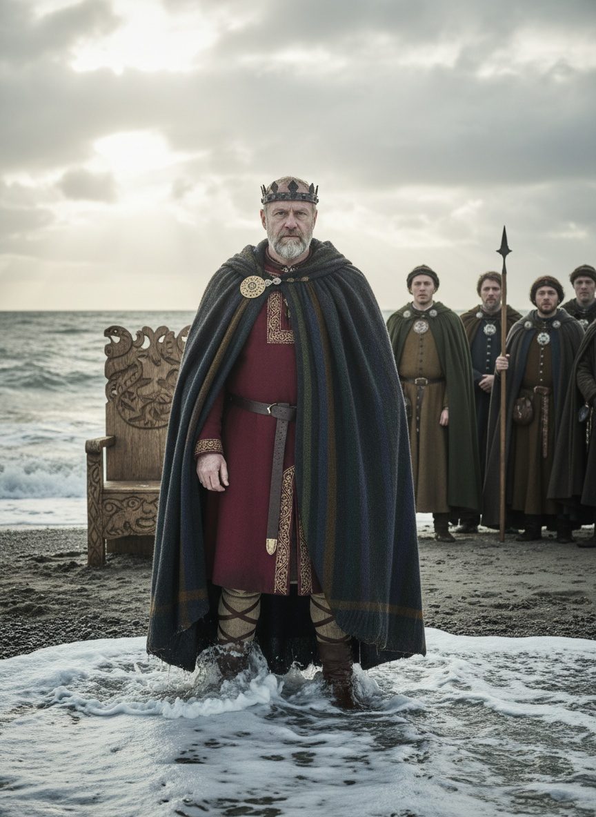 The Day a Saxon King Walked Barefoot Into the Sea