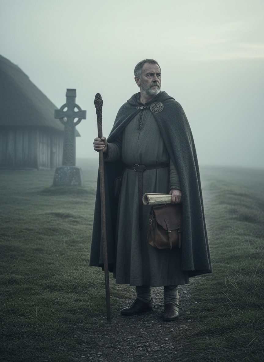 The Day a Saxon Monk Walked Into Exile to Save His King