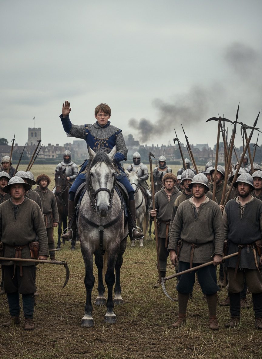 The Day a Teenage King Rode Out and Faced a Rebel Army Alone