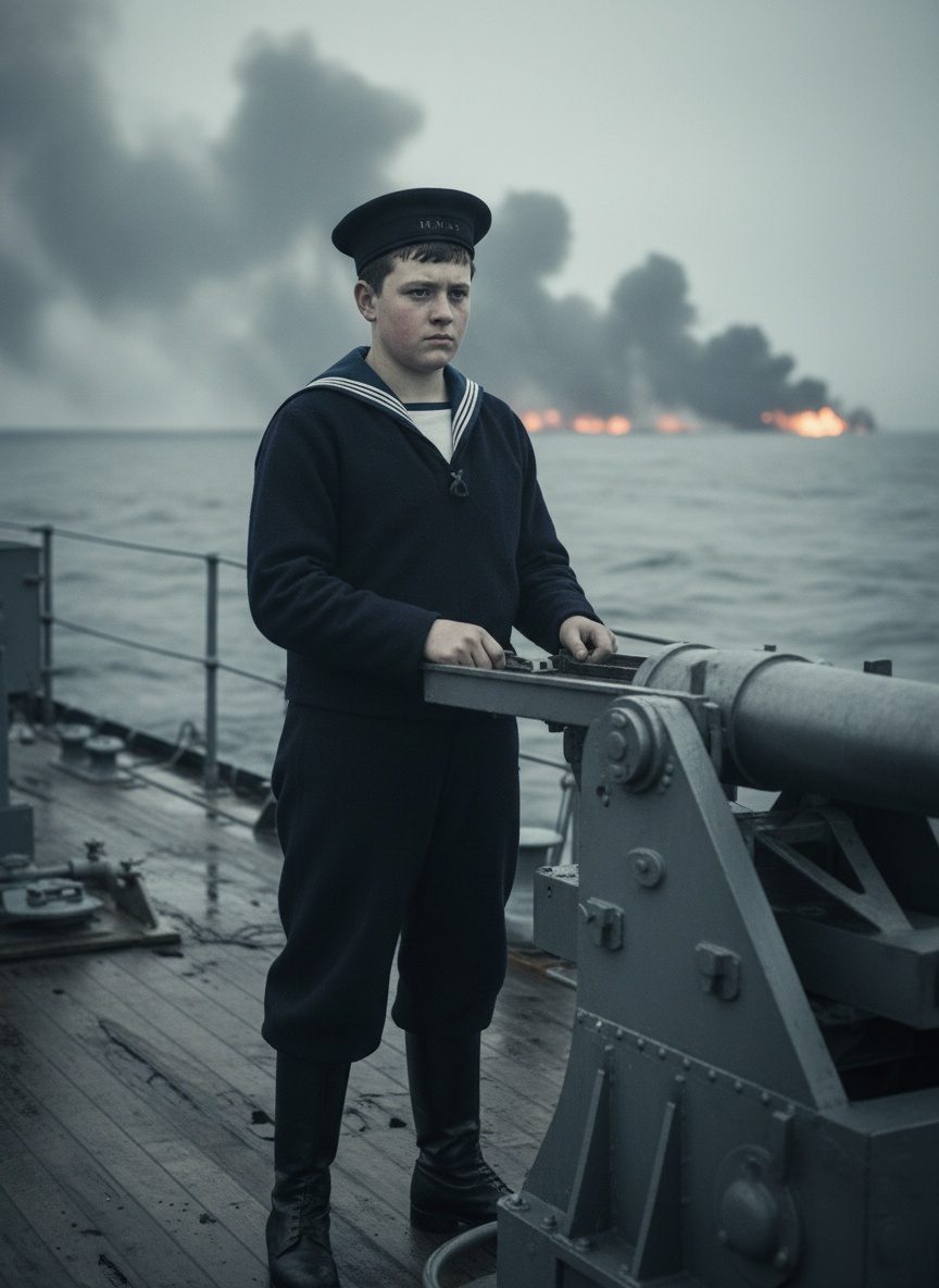 The Day a Teenage Sailor Kept His Gun Firing at Jutland