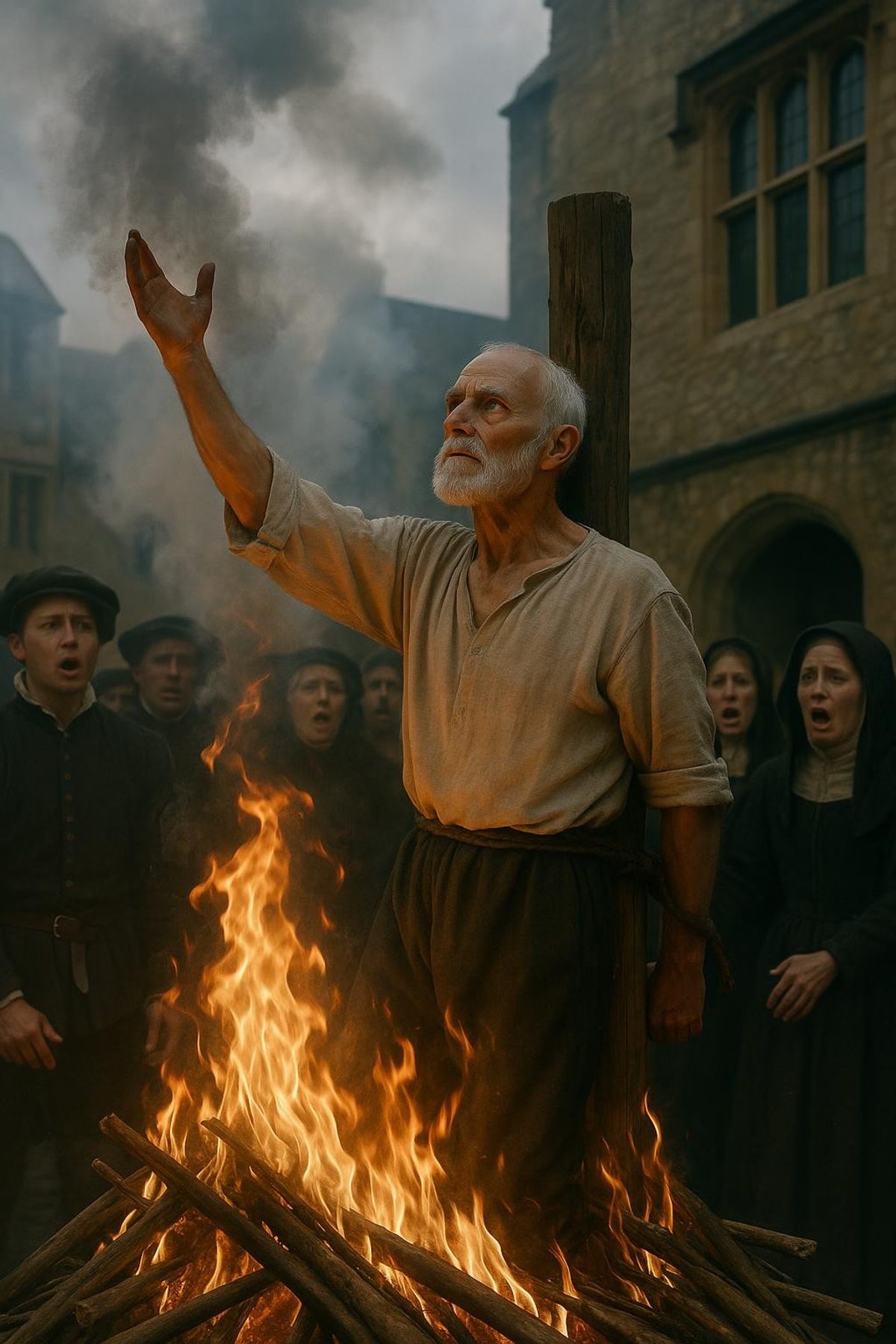 The Day a Tudor Archbishop Knelt and Chose the Flames